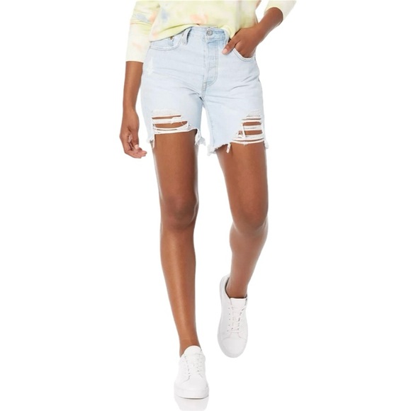 Levi’s 501 Jean Shorts Sz 32 - Picture 2 of 16